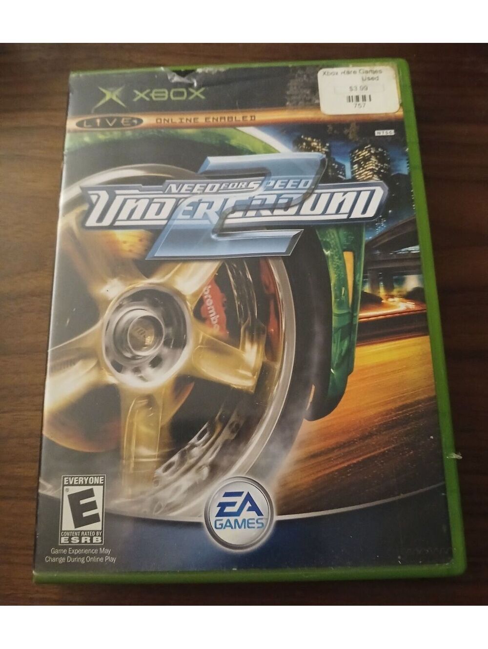 Need for Speed: Underground 2 (Microsoft Xbox, 2004) read cond